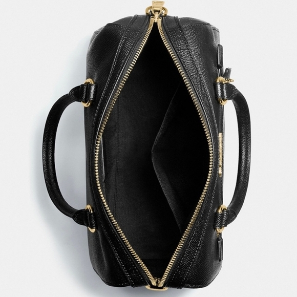 Coach Rowan Leather Satchel Bag Amazon Green NWT - Picture 5 of 10